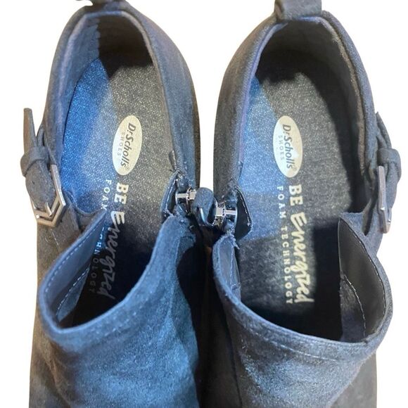 Dr scholls be empowered foam technology gray booties buckle size 8 M - Picture 4 of 6